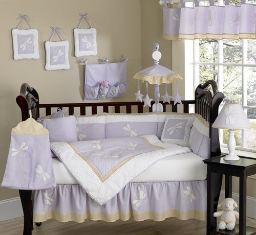 Dragonfly Dreams Crib Bedding Lavender by JoJo Designs