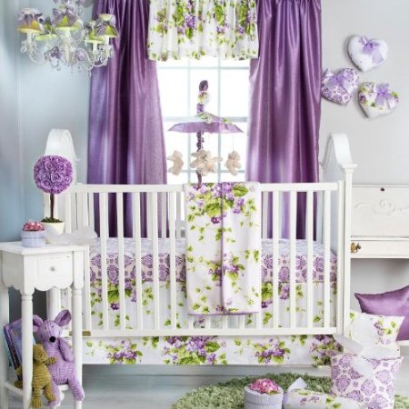 Glenna Jean Crib Bedding Sweet Violets