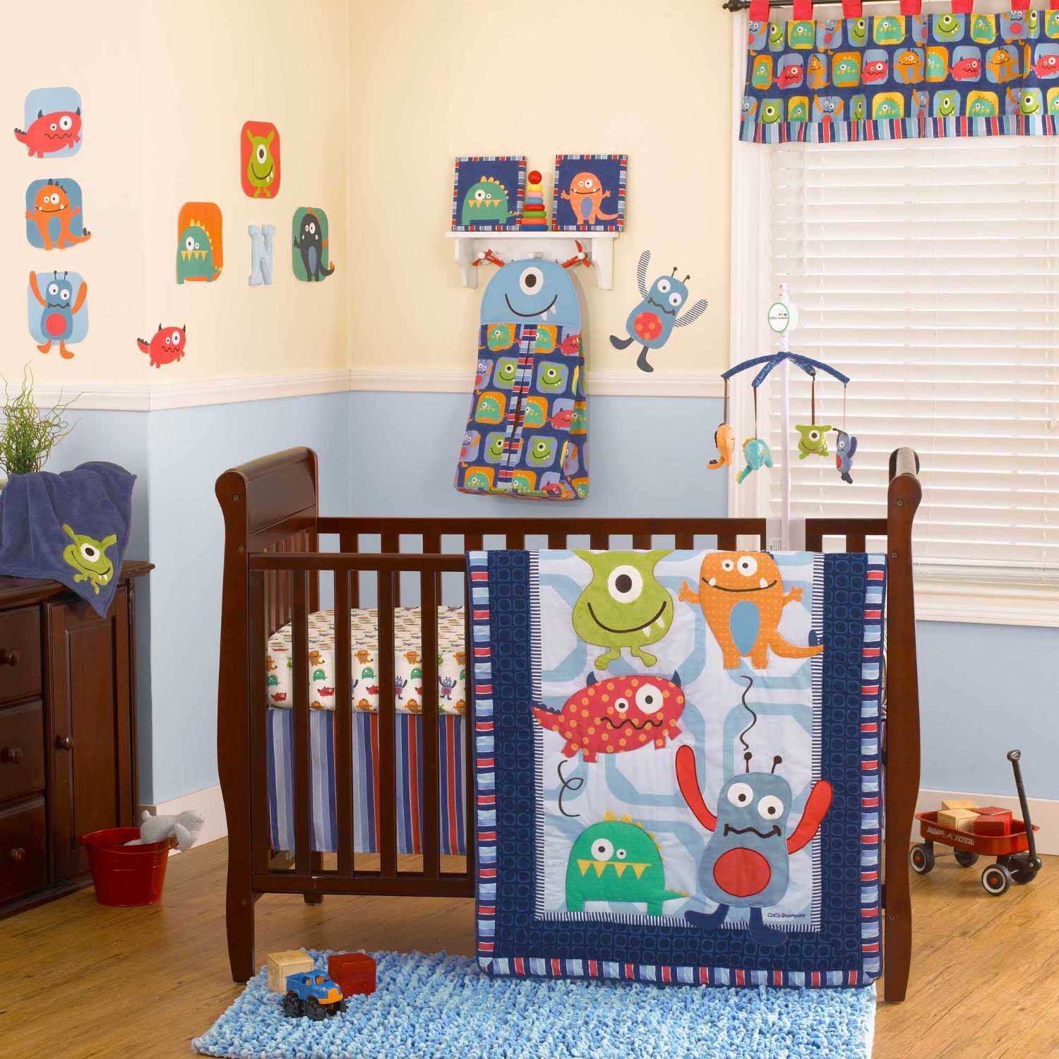 Coco and Company Monster Buds Baby Bedding