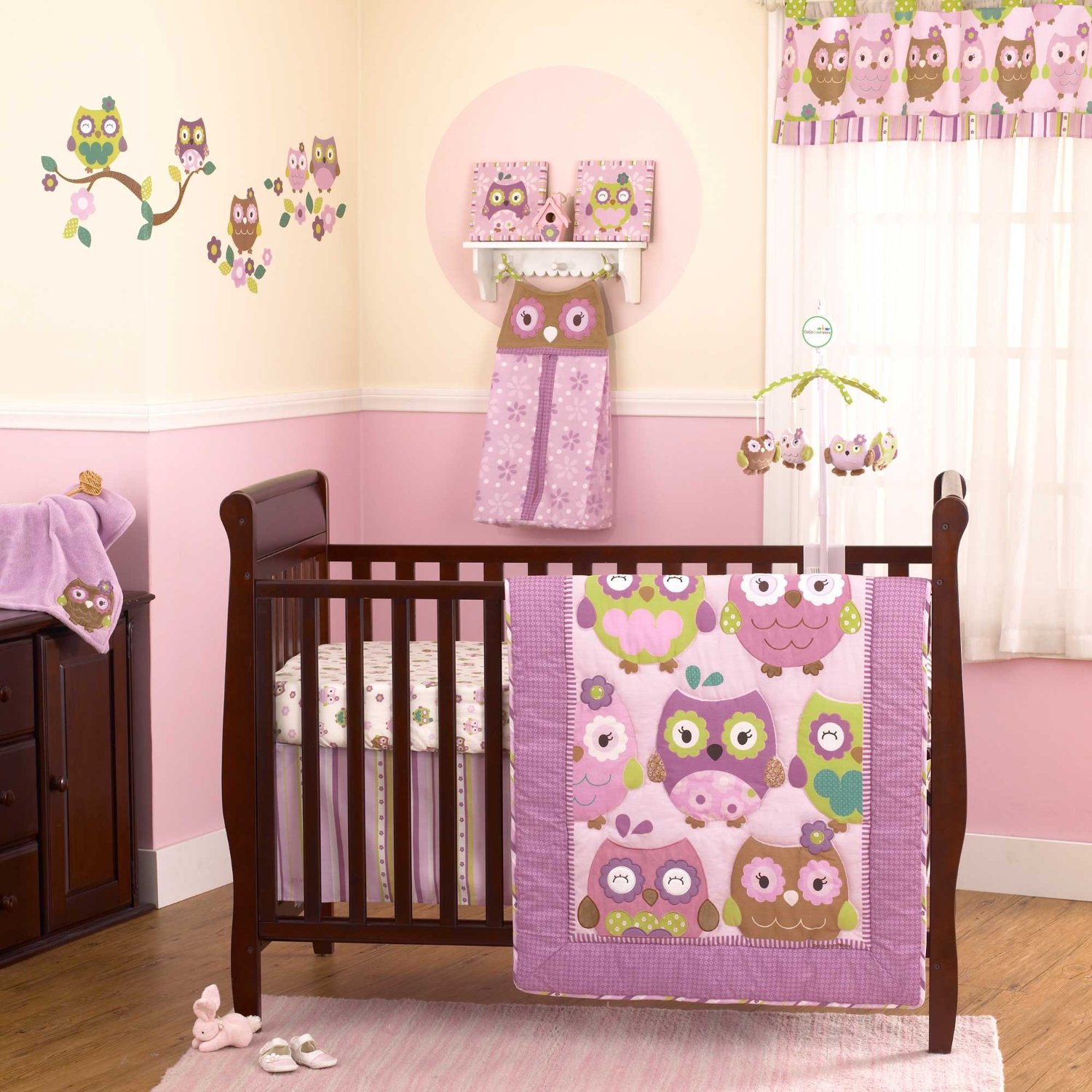 Coco and Company Owl Wonderland Crib Bedding