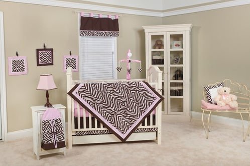 Pam Grace Creations Zara Zebra Baby Bedding