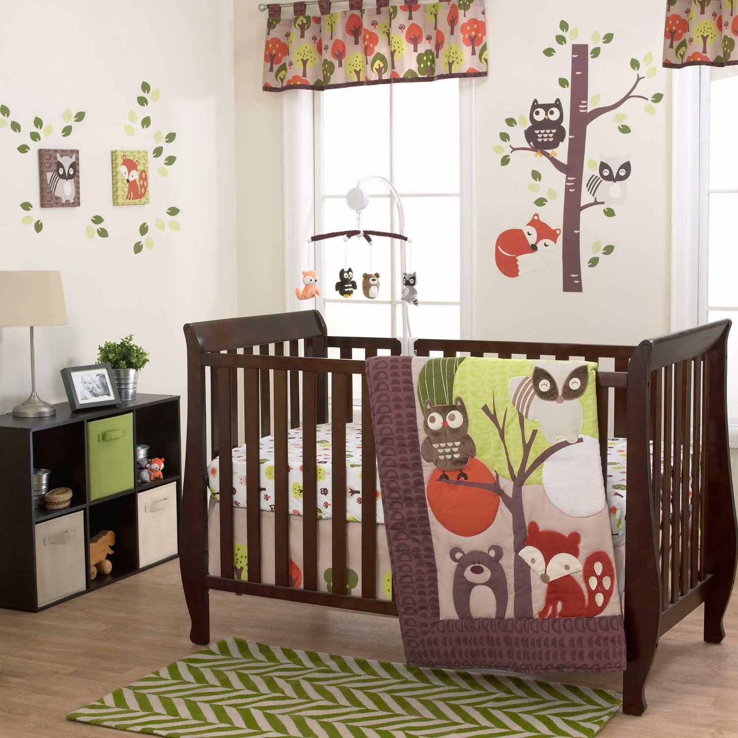 Belle Foxy and Friends Crib Bedding