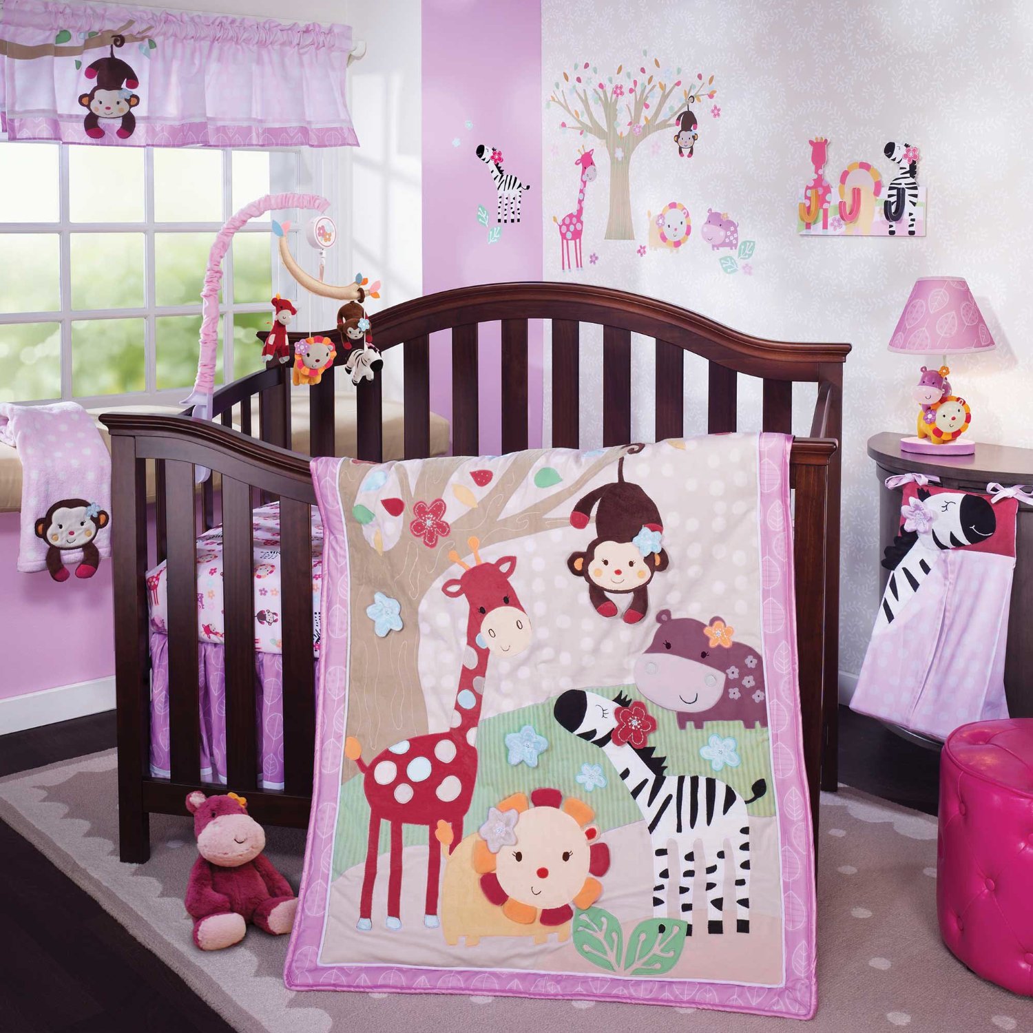 Lambs and Ivy Jelly Bean Jungle Baby Bedding