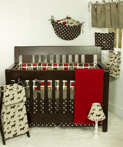 Cotton Tale Desings Houndstooth Crib Bedding