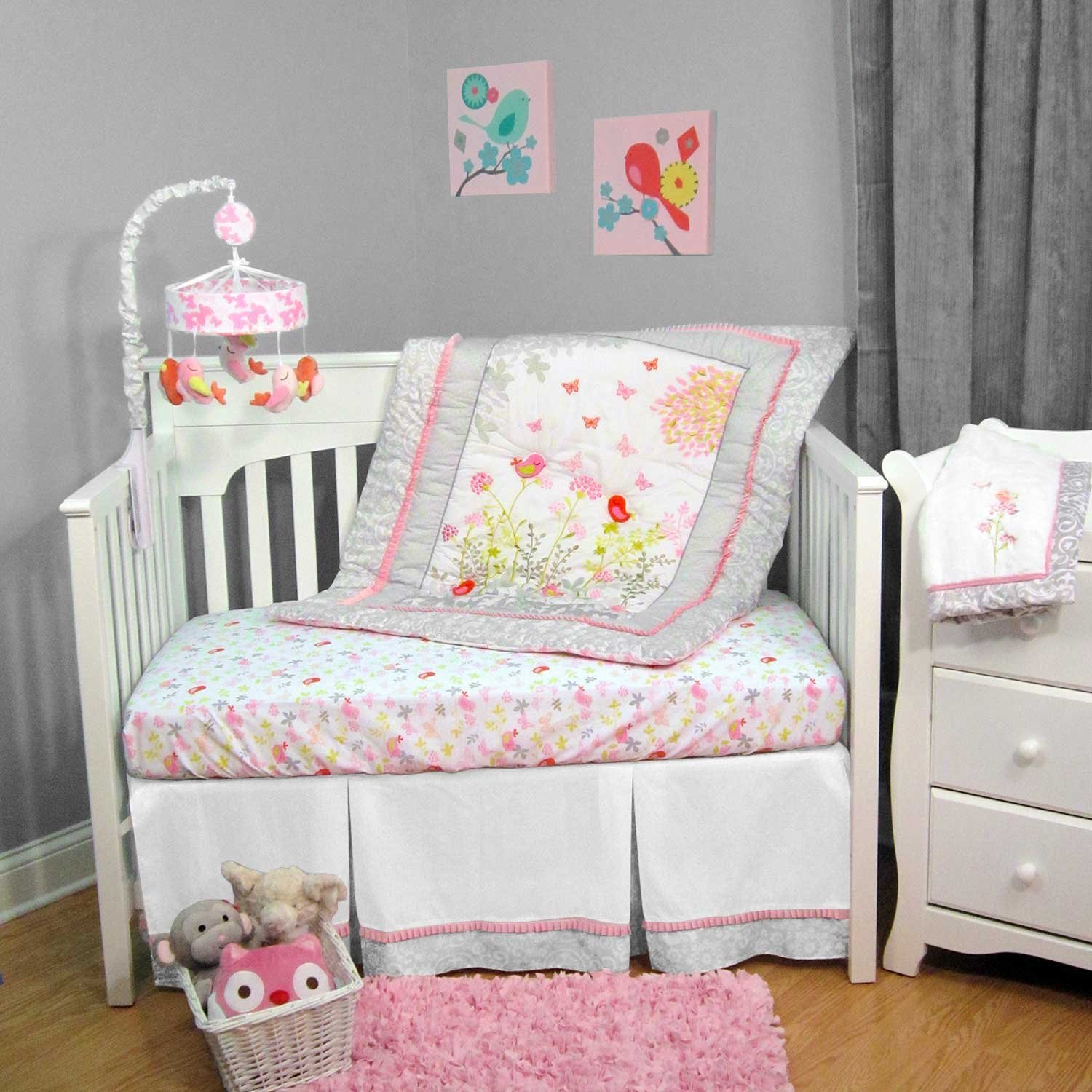 High Seas 《NEW》Just Born Baby 3-PC Crib Bedding Set 