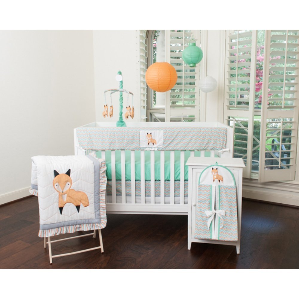 Pam Grace Creations Friendly Fox Baby Bedding